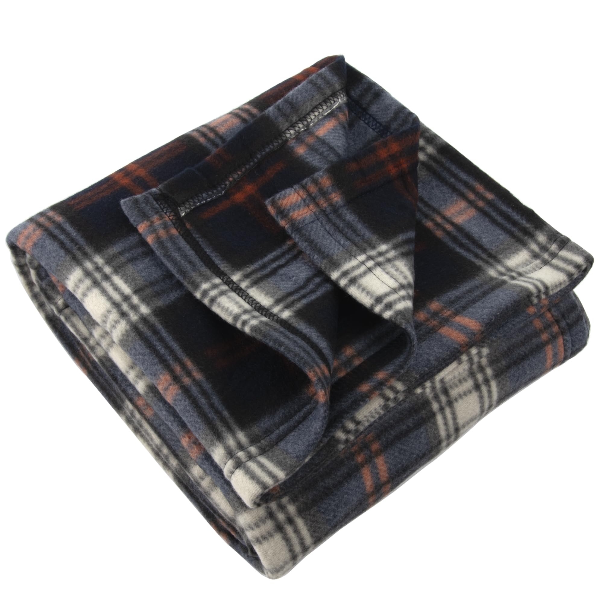 Photo 1 of 50x60 Throw Blankets, Plaid Fleece Throw Blankets for Bedroom, Couch, Livingroom, Chair, Pets, Outdoors