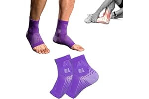 YANMIDE Stunor - Dr.Neuropathy Socks, Neuropathy Socks for Men and Women, Soothe Pain Relief Socks for Neuropathy Pain, Soothe Relief Compression Socks for Plantar Fasciitis and Ankle Swelling (M, Purple)