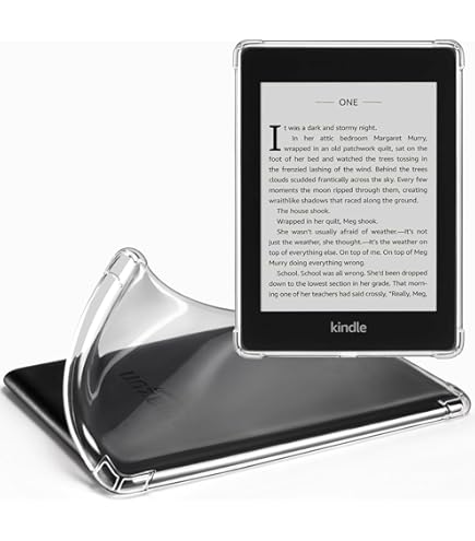 Kindle Charm Set: Type-C Dust Plug, Heart Grip & Initial Keychain - Compatible With Paperwhite 11th/12th Gen (Black)
