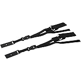 QuakeHOLD! Universal Flat Screen TV Safety Straps, Nylon Anti-Tip Adhesive Straps, Earthquake Protection, For TVs and Furnitu