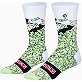 ODD SOX – Monopoly Crew Socks – Classic Board Game Themed Graphic Print – Large Size Men 8–12 / Women 9.5–13.5