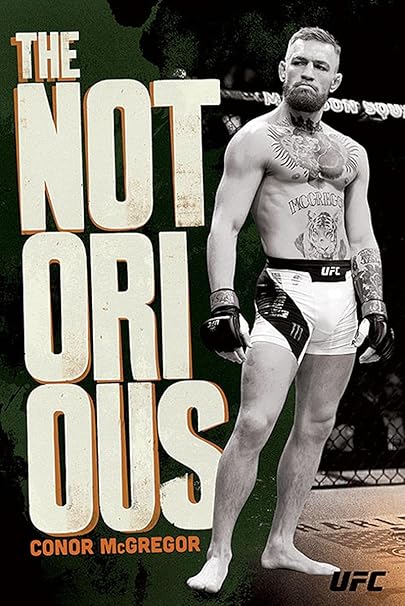 Close Up Conor McGregor Poster The Notorious (61cm x 91,5cm) + 2 St. Schwarze Posterleisten mit Aufhängung