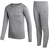 Spyder Kids Thermal Underwear Set - 2 Piece Moisture Wicking Insulated Girls Boys Thermal Set Base Layer Long Johns for Kids