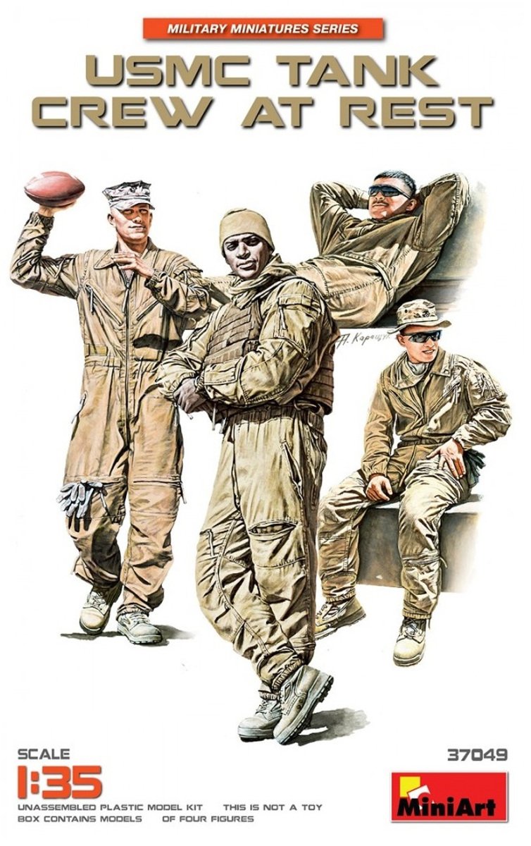 Miniart 1: 35 - USMC Tank Crew At Rest