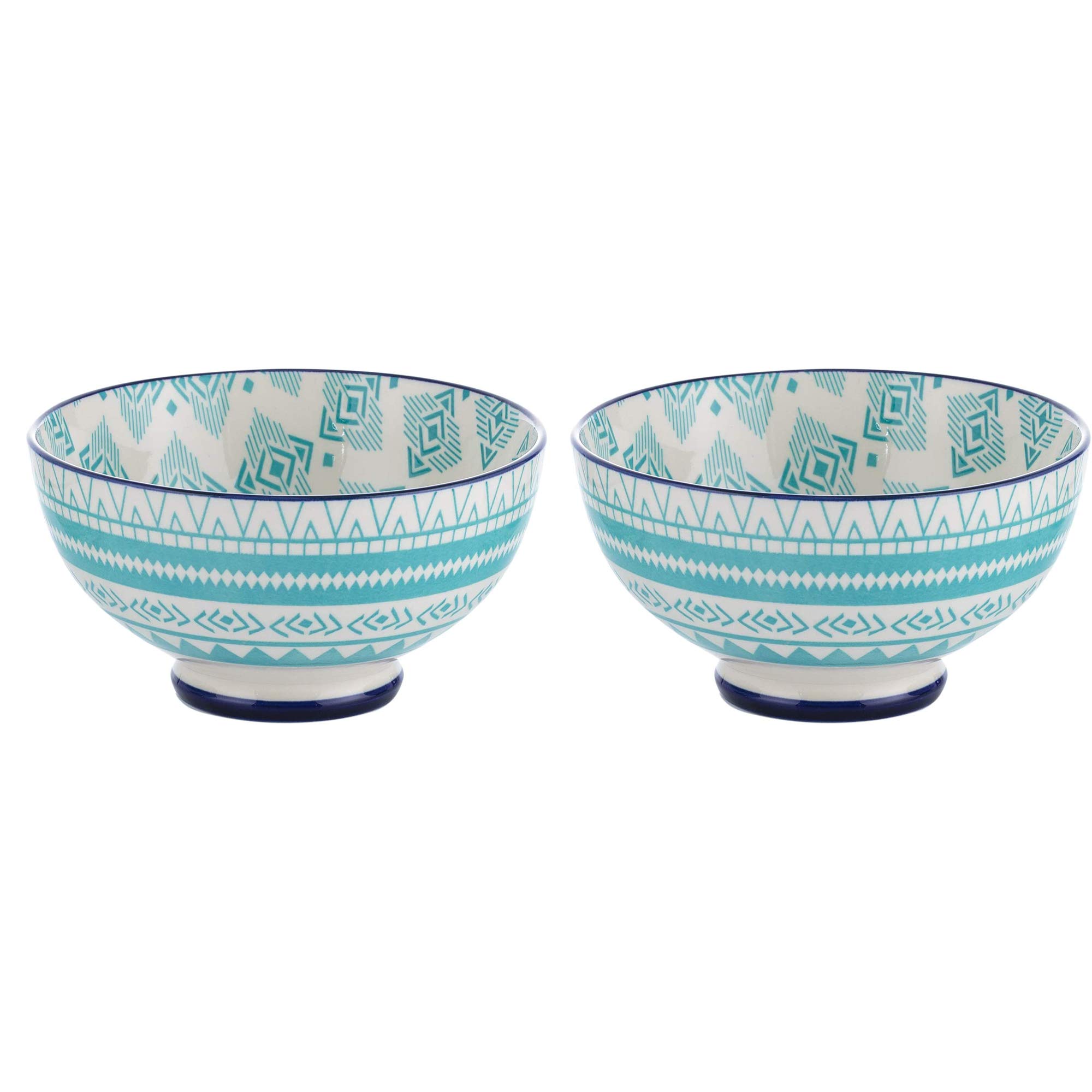 Typhoon Microwave Safe World Foods Stoneware Lima Bowl 15cm (Pack of 2)