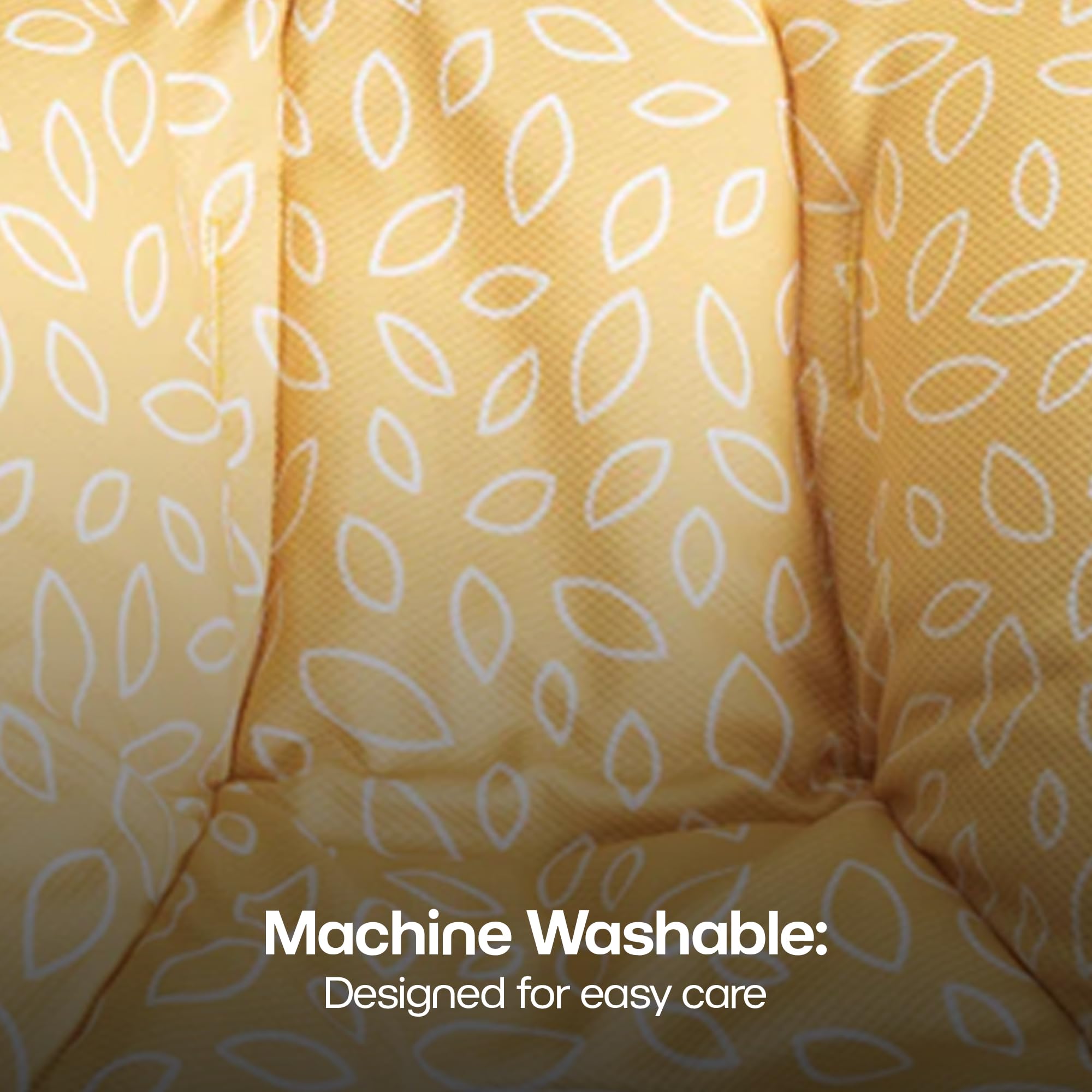 4moms RockaRoo and MamaRoo Infant Insert, Machine Washable, Cool Mesh Fabric, Reversible Design, Yellow