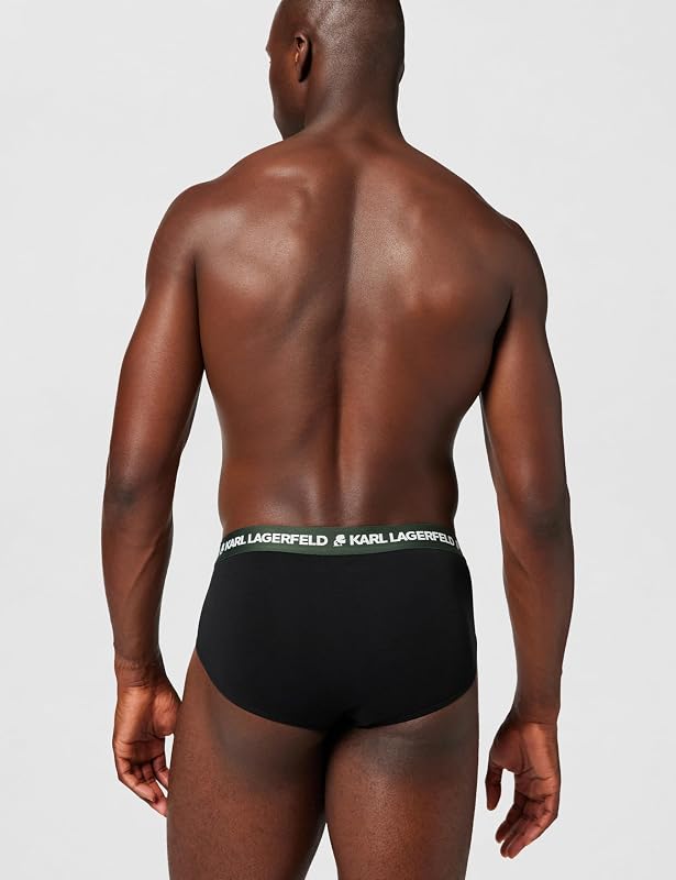 Herren Logo Brief Colorband (3 Pack) Wald/Dill/Mittelalter M