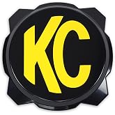 KC HiLiTES 5111 Black Hard Cover with Yellow KC Logo For PRO6 Light (Ea)