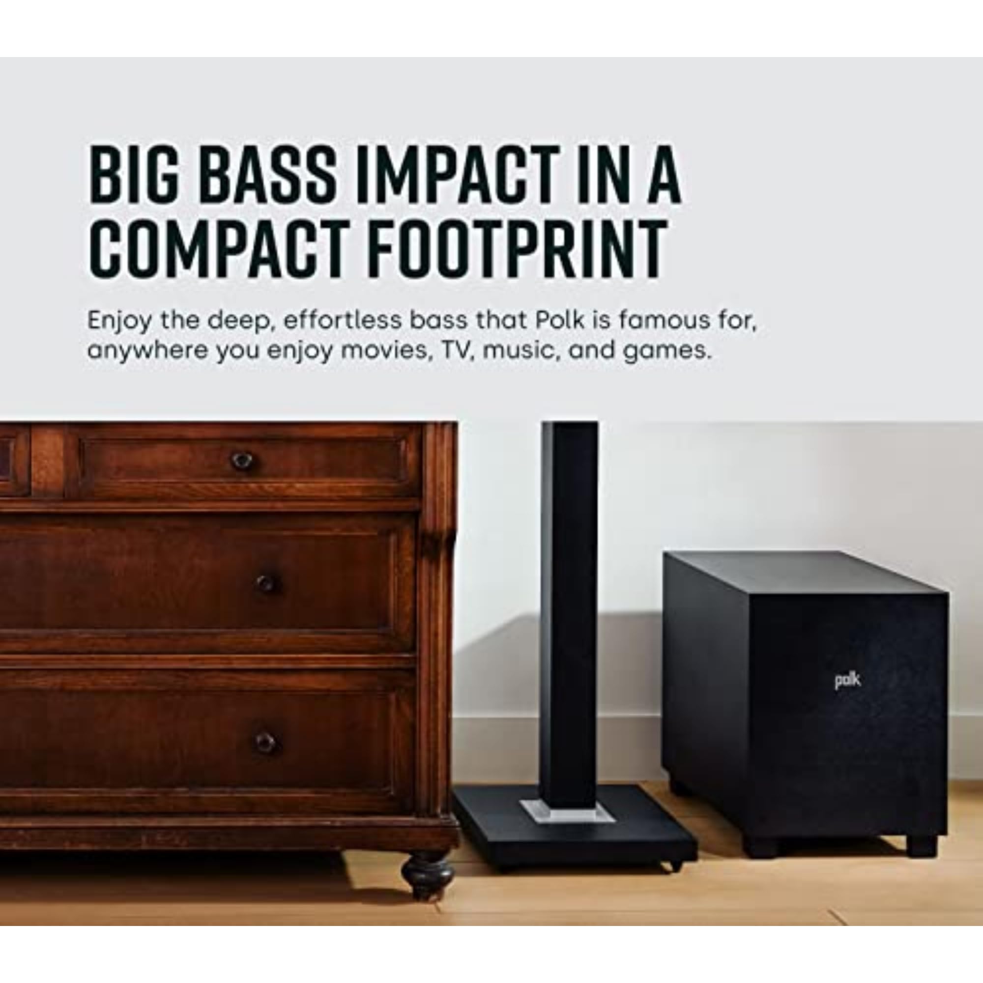 Polk Monitor XT10 Home Subwoofer, 10