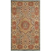SAFAVIEH Mahal Collection Area Rug - 8' x 11', Navy & Red, Traditional Oriental Design, Non-Shedding & Easy Care, Ideal for H