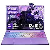 BINTEC Purple Laptop Computer,16 Inch Narrow Bezels