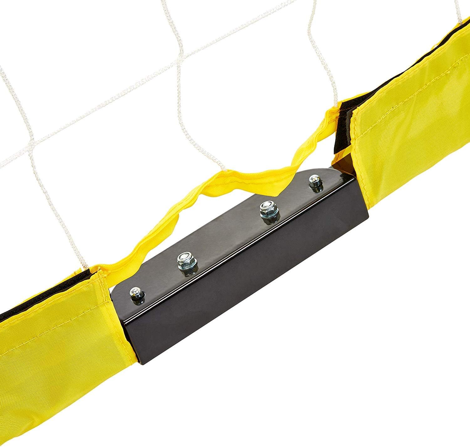 Basics Portable Easy-Up Soccer Goal - 12 x 6 Feet, Yellow : Sports & Outdoors