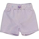 RUGGEDBUTTS Boys UPF50+ Sun Protection Seersucker Swim Trunks