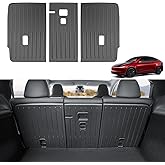 KUNIST Rear Seat Back Protector for Tesla Model Y 2026 [Upgraded TPE] Second Row Seats Back Cover Durable Backrest Mats for 2025-2026 New Model Y Juniper Accessories
