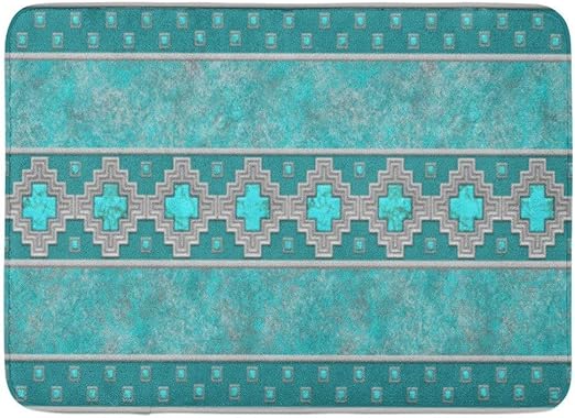 Amazon Com Coolest Secret Bath Mat Silver Santa Southwest