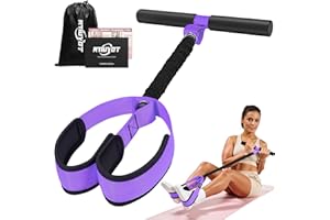 NTIUYOT Upgraded Durable Pedal Resistance Band with Handle, Thickened Latex Tubes and Soft Foam Fabric Foot Pedal, Sit Up Exe