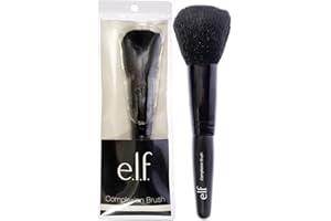 e.l.f. Cosmetics Complexion Brush for Flawless Makeup Application, Cruelty-Free Synthetic Taklon Brush