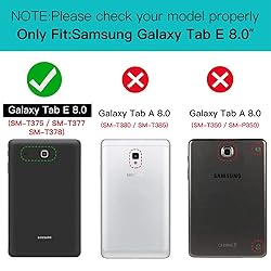 UUcovers Folio Case for Samsung Galaxy Tab E