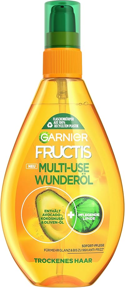 Garnier Fructis 3 Wonder Oil for Dry Hair 150 ml No Rinse Non Greasy