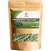 Naturally Grown Whole Air Dried Curry Leaves 0.3 oz (10 g)