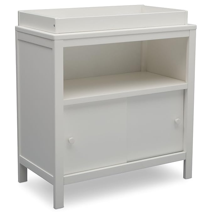 delta changing table white