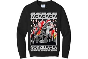 wild custom apparel 67 6 7 Six Seven Boys Girls Kids Youth Santa Ugly Funny ChristmasSweater Crewneck Sweatshirt