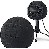 Foam Windscreen for Blue Snowball - Pop Filter Mic Cover made from Quality Sponge Material that Filters Unwanted Recording an