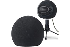 YOUSHARES Blue Snowball Pop Filter - Customizing Microphone Windscreen Foam Cover for Improve Blue Snowball iCE Mic Audio Qua