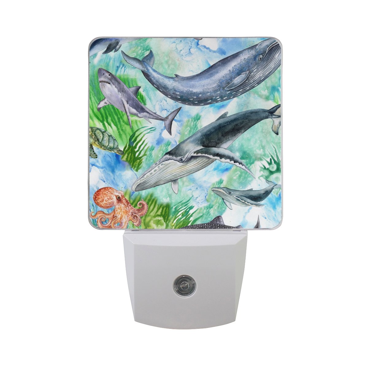 Rakuten Joyprint Led Night Light Sea Life動物shark Turtle Octopus 自動senor Dusk To Dawnナイトライトプラグin子供ベビー女の子男の子大人の部屋 B07bt41vqn 新しい到着 Www Ward Realty Com