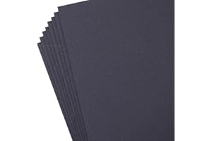 HOLSTEX KYDEX Thermoform Sheet - (Type V) - (P1 Texture) - (0.080 Thickness) - (8in x 12in Sheets) - (Black) - (8 Pack) - for Holster Making, Cosplay, Airsoft Armor, Keel Guards