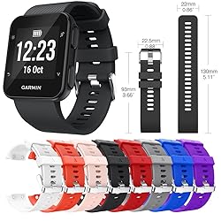 Band for Garmin Forerunner 35, Soft Silicone