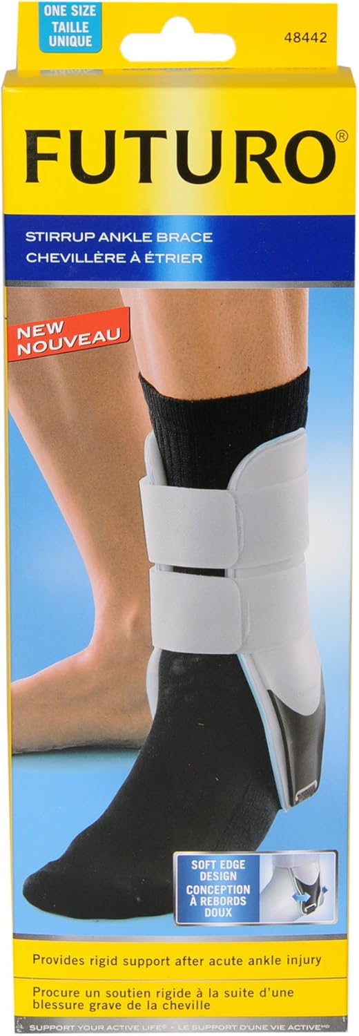 Futuro Stirrup Ankle Brace, OneSize, White, (48442ENFR) Amazon.ca Health & Personal Care