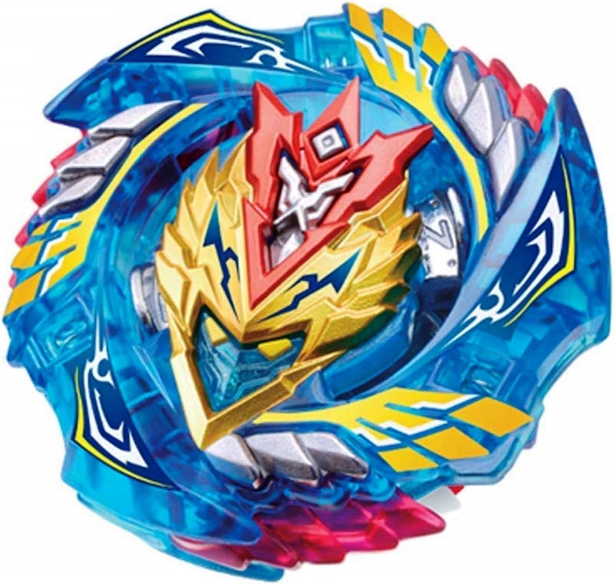 Bey Burst Blade Evolution God Bey Battle Booster Starter Gyro Bay Battle Burst B-127 Cho-Z Valkyrie.Z.EV Attack Starter Game Toy Bey Set Battling Top Novelty Spinning Toy (Style A)