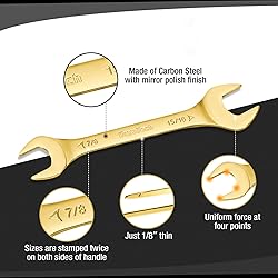 DURATECH Super-Thin Open End Wrench