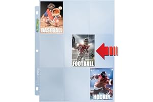 Ultra PRO Premium Series 9-Pocket Side Load Pages (100ct) for Standard Size Cards