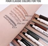 Music Flower Eyebrow Pencil Reddish Brown Waterproof Brow Pen 4 Micro-Fork Tips view 5