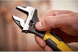 Stanley Maxsteel Adjustable Wrench 30 x 200mm Bi-Material Handle Pack of 5 view 4