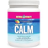 Natural Vitality Natural Calm Magnesium Anti Stress, Organic, Raspberry Lemon (20 oz)
