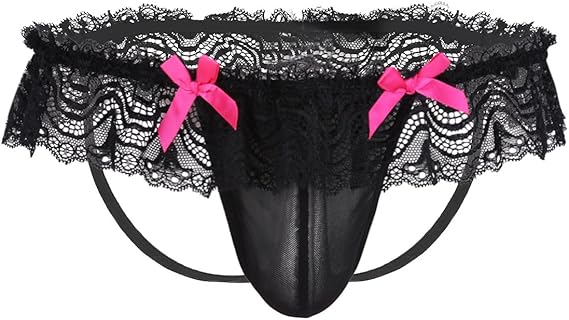 string dentelle homme amazon