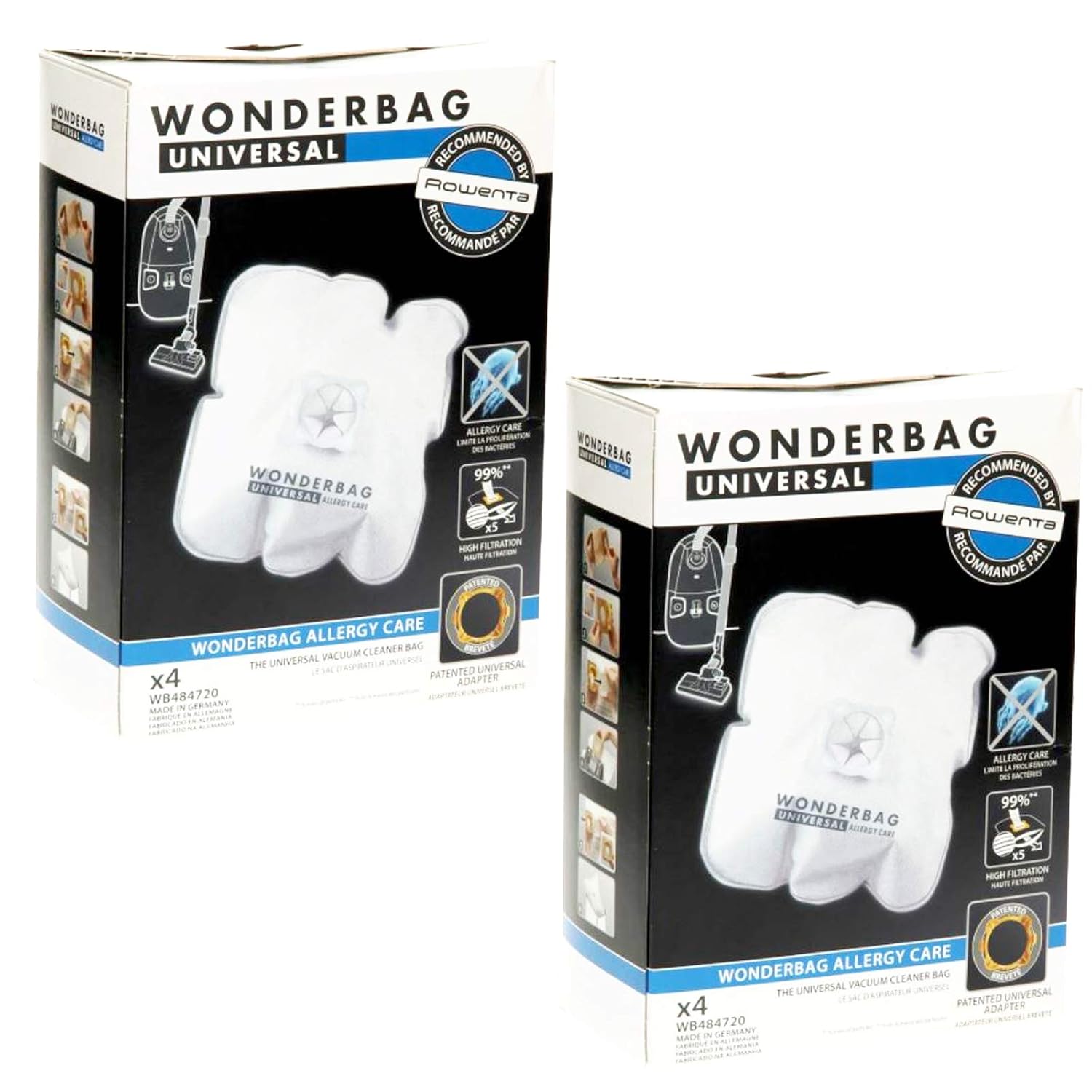 Wonderbag - Bolsas para aspiradora Rowenta (8 unidades): Amazon.es ...