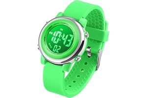 cofuo Kids Digital Sport Waterproof Watch for Girls Boys, Kid Sports Outdoor LED Electrical Watches with Luminous Alarm Stopwatch Child Wristwatch