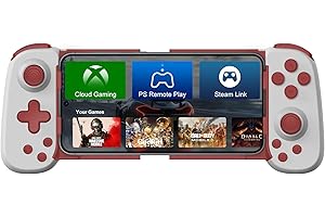 Joso Wireless Phone Controller for iPhone/Android, Mobile Game Controller with Hall Joystick Suitable for Xbox Cloud Gaming, 