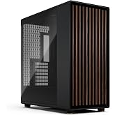 Fractal Design North XL RC Charcoal Black TG Dark - Reverse Connection Motherboard Compatible - Three 140mm Aspect PWM Fans Included- Type C USB - ATX Airflow Full Tower PC Gaming case