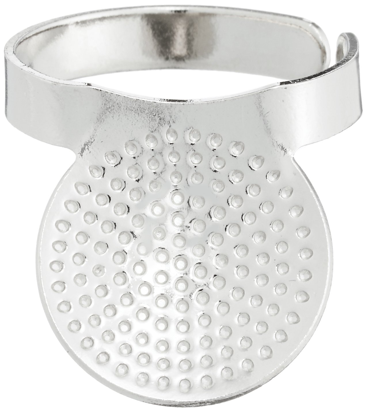 クロバー(Clover) 皿付指ぬき 5.5 x 6.5 x 1.2 cm 真鍮(ニッケルメッキ) 34-301商品画像