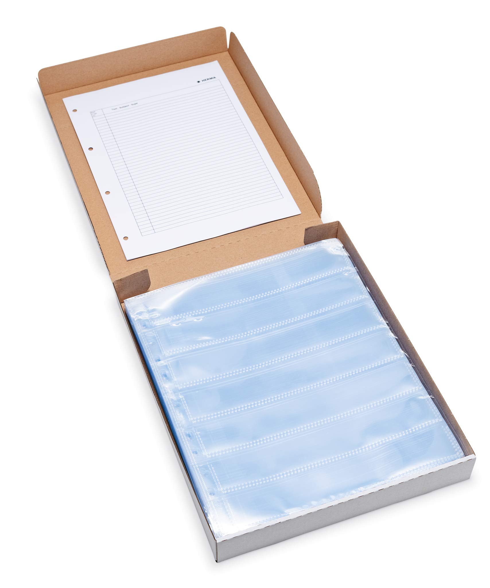 HERMA Negative pockets PP clear 100 Sheets/5-Strips 7767 — image 1
