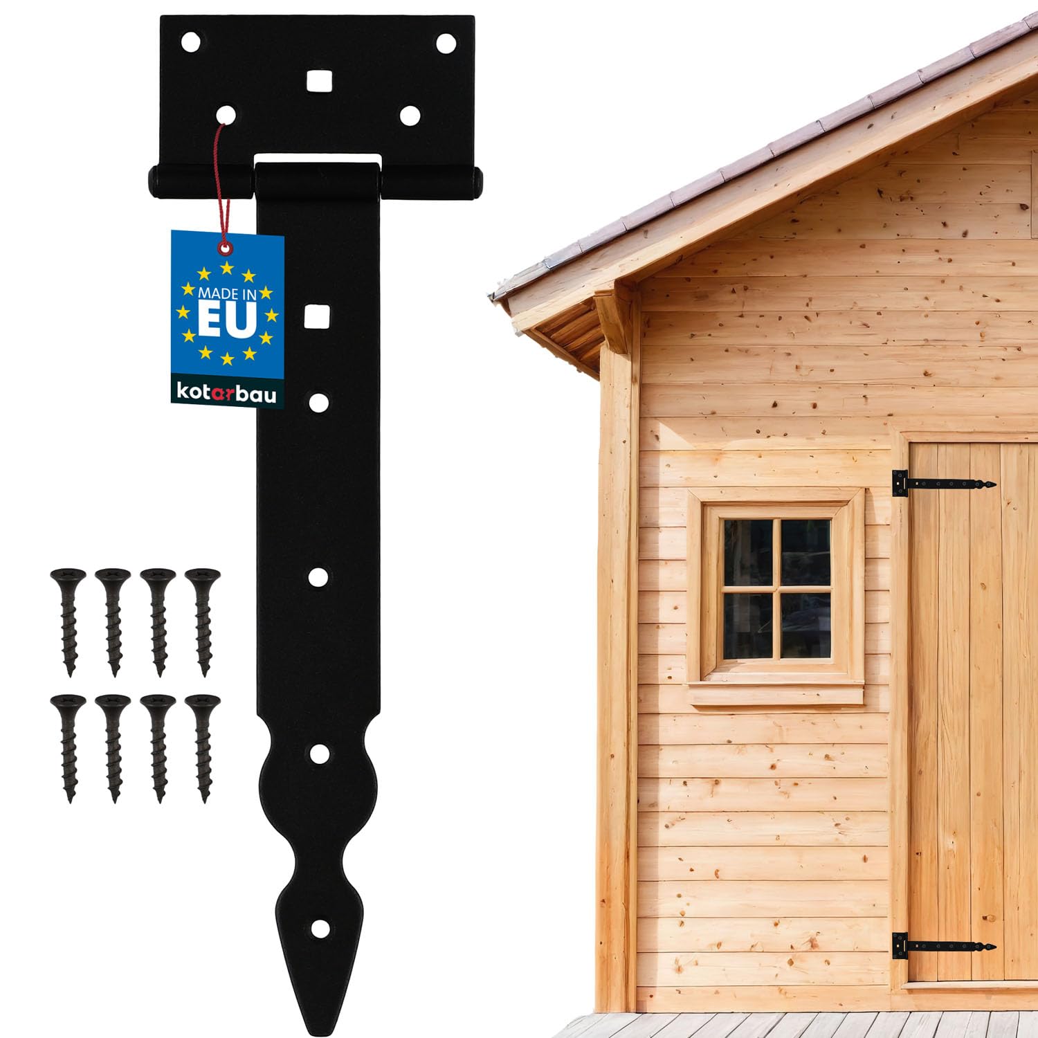 KOTARBAU ZSY0707 T-Hinge, Black, 250 mm