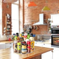6 Pcs Lazy Susan Organizer,11" Rotating Pantry