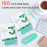 YKL Y-Kelin Dental Floss 150 Pcs with Storage Box Mint Flavor Teeth Cleaning view 4