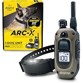 Dogtra ARC-X E-Collar for Dog Training - 3/4 Mile Range, for Dogs 15 lbs+, Slim Design, IPX9K Waterproof, 100 Stimulation Levels, Vibration, Tone, Rechargeable - Dog Owners and Professional Trainers