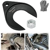 ReluxGo Inner CV Axle Puller Removal Tool 63mm with Nut, Front Wheel Drive Axle Pulley Attachment, Fits Slide Hammers with 5/8"-18 Threads, CV Joint Axle Removing Tool